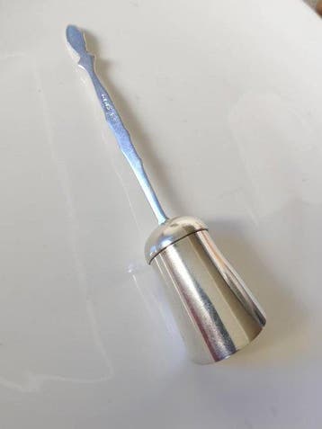 Tafelservies - .800 zilver - spatel van sterling zilver, Antiek en Kunst