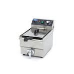 Friteuse - 10 L - 1 panier - avec robinet de vidange, 4 litres ou plus, Verzenden, Neuf