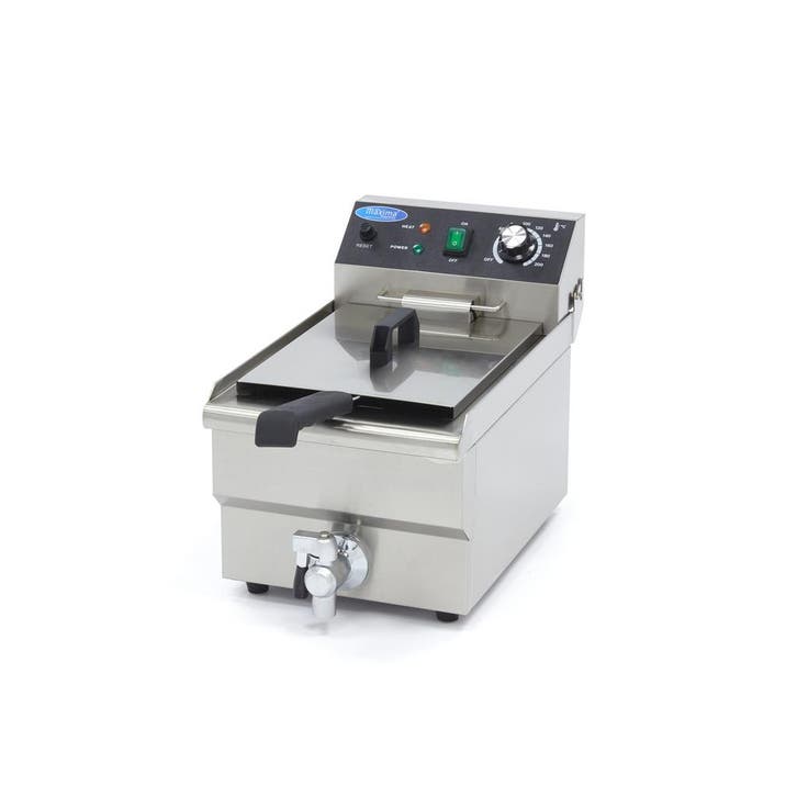 Friteuse - 10 L - 1 panier - avec robinet de vidange, Electroménager, Friteuses, Neuf, 4 litres ou plus, Envoi