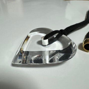 Baccarat - “A La Folie” Hartcrystalketting — heldere hanger