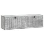 vidaXL Wandmontage TV-kast Betongrijs 98 x 31 x 30 cm, Huis en Inrichting, Verzenden, Nieuw