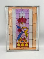 Glas-in-loodraam - 1970-1980 - Glas-in-lood hanger
