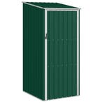 vidaXL Tuinschuur 87x98x159 cm gegalvaniseerd staal groen, Verzenden, Nieuw