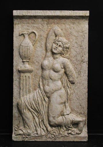Reliëf, Rilievo in marmo di Venere 105 cm - 105 cm - Marmer