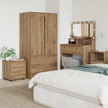 vidaXL Badkamerkast 40,5 x 40 x 44 cm Bewerkt hout Artisan, Verzenden, Nieuw