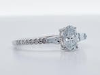 Zonder minimumprijs - Ring - 14 karaat Witgoud - 1.03ct. tw., Nieuw