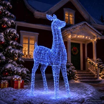 vidaXL Led-kerstverlichting in de vorm van een rendier, Verzenden, Nieuw