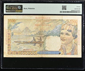 Martinique. - 1000 Francs - ND (1947-49) - Pick 33