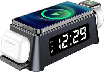 DrPhone PowerCharge Alert – 3 In 1 Draadloze Oplader -, Verzenden