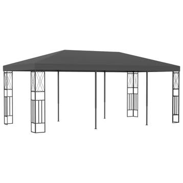 vidaXL Prieel 3x6 m stof antraciet, Verzenden
