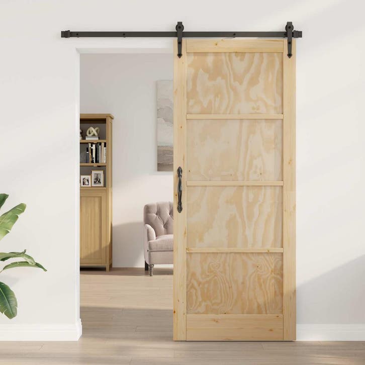 vidaXL Interne Deur Naturel 86 x 211 cm Multiplex, Doe-het-zelf en Bouw, Deuren en Vliegenramen, Nieuw, Verzenden