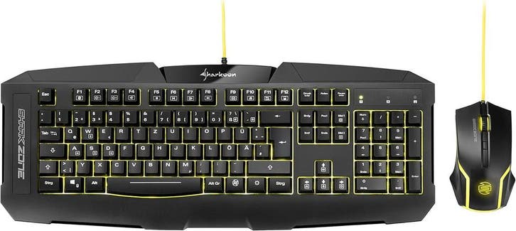 Sharkoon Shark Zone GK15 Gaming Kit (muis en toetsenbord, Computers en Software, Toetsenborden, Verzenden