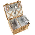 tectake Picknickmand Föhr voor 4 personen, met koelvak & acc, Verzenden