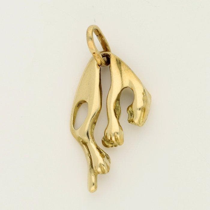 Hanger - 18 karaat Geel goud, Bijoux, Sacs & Beauté, Bijoux anciens