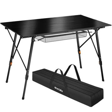 tectake Aluminium klaptafel Bastian, in hoogte verstelbaar -, Verzenden