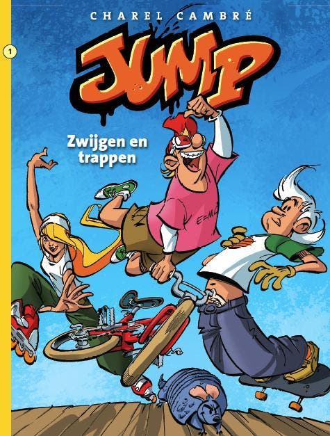 Zwijgen en trappen! / Jump / 1 9789070060503 Charel Cambre, Livres, BD, Envoi