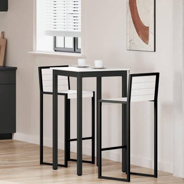 Bartafel Wit 60x60cm: 35% korting, retour deal!, Huis en Inrichting, Verzenden, Zo goed als nieuw