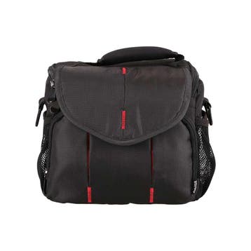Hama Canberra 130 cameratas (zwart/rood) met garantie, Ophalen of Verzenden, Gebruikt