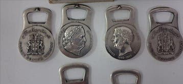 Flessenopener (8) - flesopener van Christofle - zilver