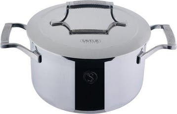 2dekans | Saveur Voyage Kookpan Ø22 cm – Tri-Ply RVS –, Huis en Inrichting, Keuken | Potten en Pannen, Ophalen of Verzenden, Nieuw