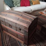 Coffre de rangement - Bois, Métal, Papier, Antiquités & Art