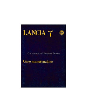 1981 LANCIA GAMMA BERLINA INSTRUCTIEBOEKJE ITALIAANS, Ophalen of Verzenden