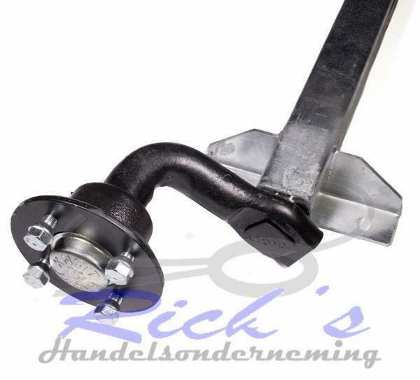 Torsie as 750 kg KNOTT ongeremd diverse padmaten, Autos : Divers, Remorques Pièces, Envoi