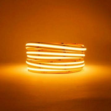LED Strip COB - 5 Meter los - 2200k - Amber Goud Licht- 320, Huis en Inrichting, Lampen | Overige, Ophalen of Verzenden, Nieuw