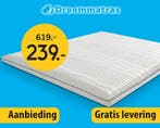 Koudschuim matras topper 160x210 cm, Verzenden, 210 cm, Matras, 160 cm