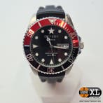 Oxygen Diver 44 Heren Horloge Zwart/Rood/Zilver 47 mm | N..., Ophalen of Verzenden