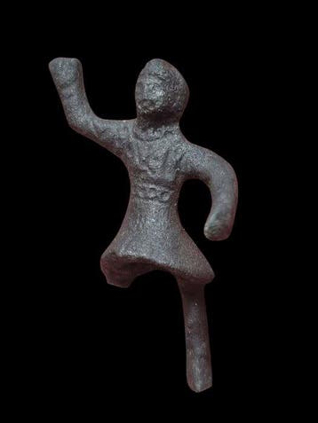 Oud-Grieks Brons Thracian Rider Figure (Zonder minimumprijs)
