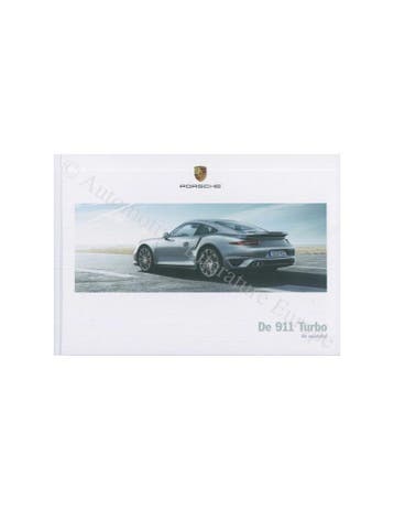 2016 PORSCHE 911 TURBO HARDCOVER BROCHURE NEDERLANDS, Ophalen of Verzenden