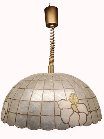 Vintage Tiffany Style Pendelleuchte – Eleganter Deckenlampe, Antiek en Kunst
