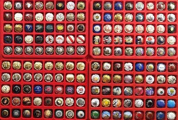Collection de capsules de champagne - Gros Lot de Capsules