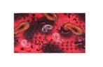 Haarband Multifunctioneel 45x25cm - Paisley Patroon - Rood, Nieuw