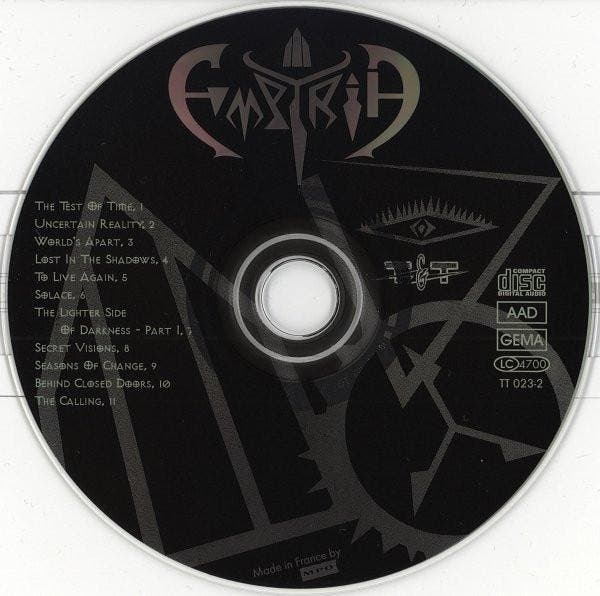 Empyria – Behind Closed Doors (CD, 1996), Cd's en Dvd's, Cd's | Hardrock en Metal, Gebruikt, Verzenden