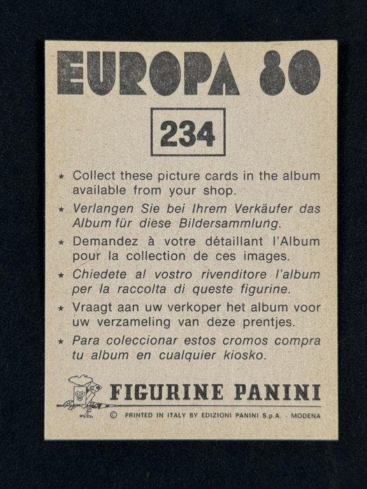 1980 Panini #234 Europa 80 - Badge: Poland - 1 Sticker -, Verzamelen, Stickers