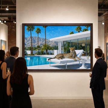Le Yack - Don Fabrizio à Palm Springs - Hand signed - XL
