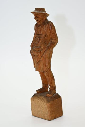 Figuur - Schnitzfigur aus dem Schwarzwald - Hout, Antiek en Kunst