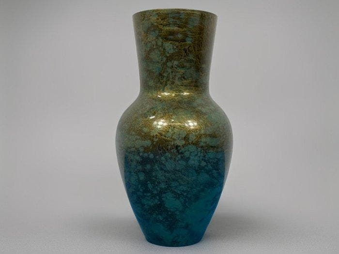 Vaas - Brons - Japan - Bronzen vaas door Hun (Zonder, Antiek en Kunst, Antiek | Overige Antiek