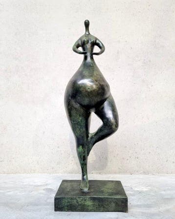 Sculpture, Ballerina Abstract - 58 cm - Bronze
