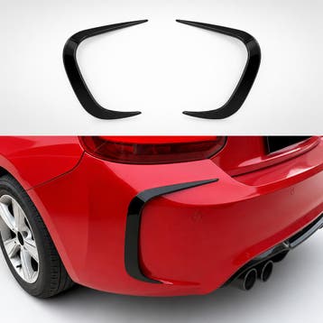 Achterbumper splitter | geschikt voor BMW | M2 F87 | 2016-20, Verzenden, Nieuw