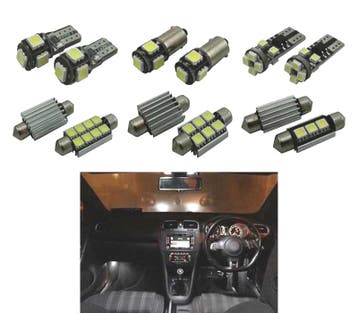 KIT 16 AMPOULES LED INTÉRIEUR POUR VOLKSWAGEN VW GOLF 5 GTI, Verzenden