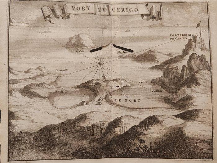Griekenland - Ionische Eilanden (Eiland Citera / Cerigo);, Livres, Atlas & Cartes géographiques