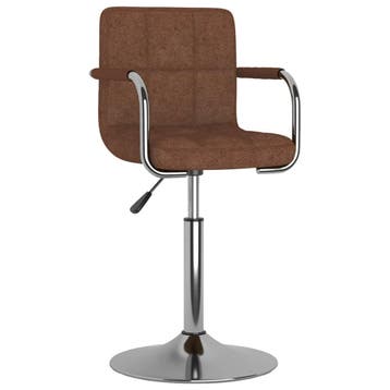 vidaXL Eetkamerstoel stof bruin, Huis en Inrichting, Stoelen, Verzenden, Nieuw
