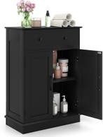 Badkamerkast - Badkamermeubel - Kast met deuren - 56x30x80 c, Verzenden, Nieuw