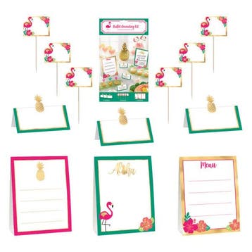 Hawaii Tafeldecoratie Set 12 delig, Hobby en Vrije tijd, Feestartikelen, Verzenden, Nieuw