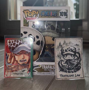 Funko - Funko Pop - One Piece - Trafalgar Law #1016 -, Antiek en Kunst
