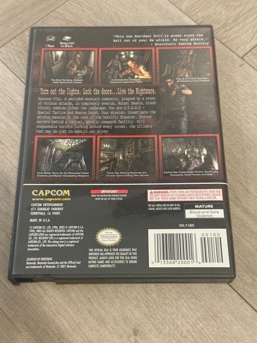 Nintendo - Gamecube - Resident Evil NTSC USA CIB - Videogame, Games en Spelcomputers, Spelcomputers | Overige Accessoires