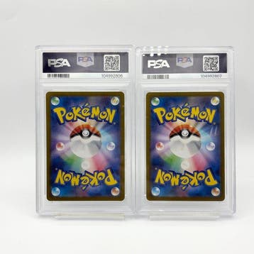 Pokémon - 2 Graded card - Mewtwo, Mew AR Sequential, Nieuw
